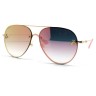 Очки Gucci GG2201 Розово-золотистый зеркальный хамелеон солнцезащитные женские оригинал