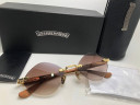 Очки Chrome Hearts 56-21-151 Wood/Brown солнцезащитные унисекс женские мужские оригинал