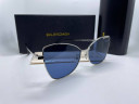 Очки Balenciaga Silver/Blue Синий градиент солнцезащитные унисекс женские мужские оригинал