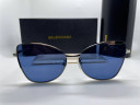 Очки Balenciaga Silver/Blue Синий градиент солнцезащитные унисекс женские мужские оригинал