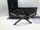Очки Prada Gold/Brown солнцезащитные унисекс женские мужские оригинал