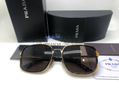 Очки Prada Gold/Brown