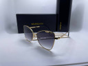 Очки Balenciaga Gold/Dark Grey Тёмно-серый градиент солнцезащитные унисекс женские мужские оригинал