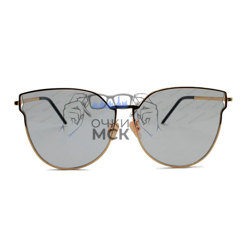 Очки Balenciaga B183 Серый солнцезащитные унисекс женские мужские оригинал