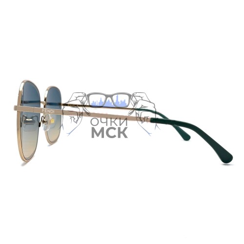 Очки Fendi FF0662/S Синий градиент солнцезащитные женские оригинал