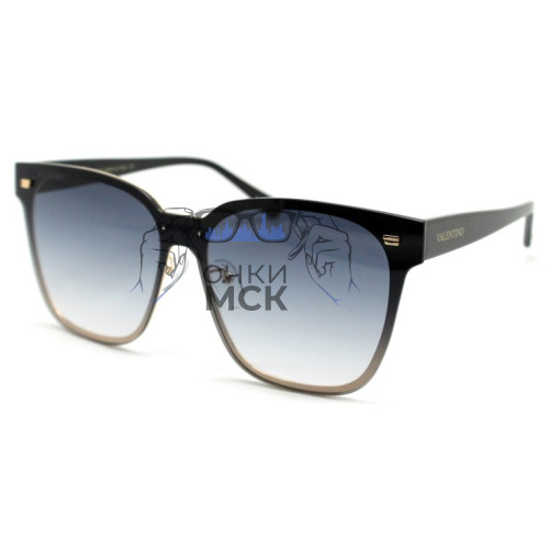 Очки Valentino VA 1004 Серый градиент солнцезащитные унисекс женские мужские оригинал