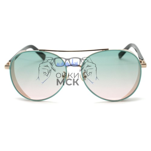 Очки Jimmy Choo DHELIB/s Светло-зеленый градиент солнцезащитные женские оригинал