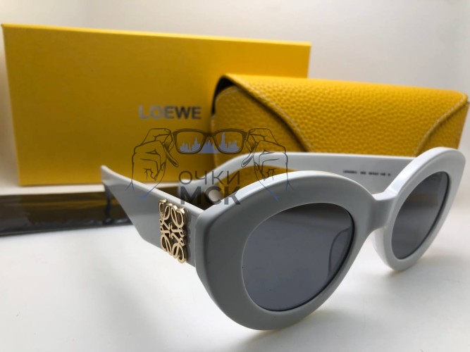 Очки Loewe White Черные солнцезащитные женские оригинал