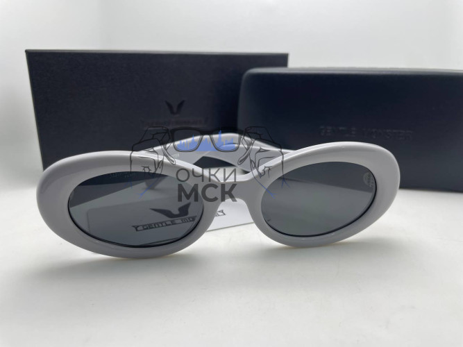 Очки Gentle Monster Vintage White/Black солнцезащитные женские оригинал