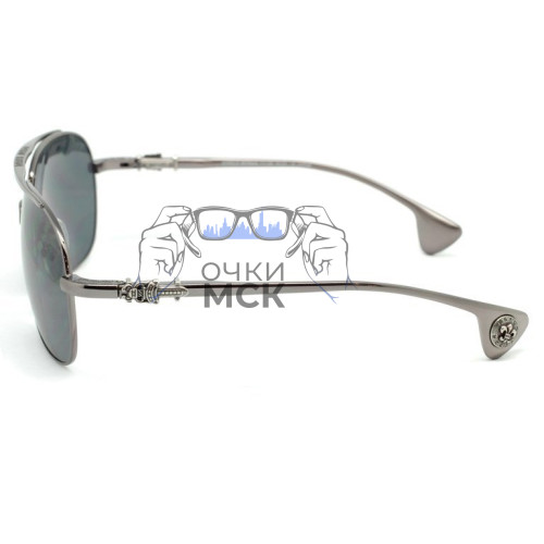 Очки Men's Chrome Hearts HANK Черные солнцезащитные мужские оригинал