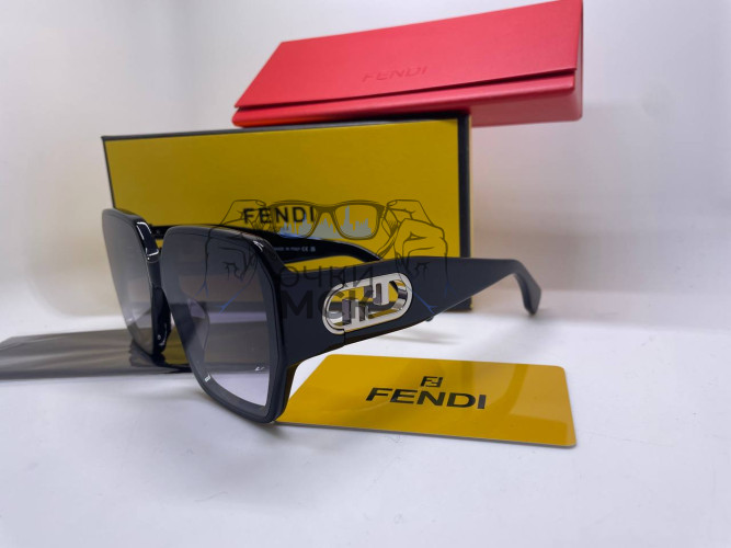 Очки Fendi Arabeska Black/Grey солнцезащитные женские оригинал