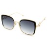 Очки Fendi F is Fendi FF0294/S Тёмно-серый градиент солнцезащитные женские оригинал