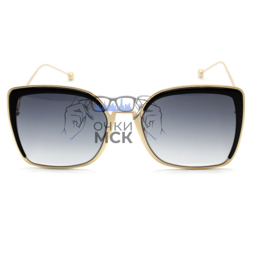 Очки Fendi F is Fendi FF0294/S Тёмно-серый градиент солнцезащитные женские оригинал