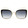 Очки Fendi F is Fendi FF0294/S Тёмно-серый градиент солнцезащитные женские оригинал