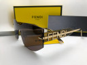 Очки Fendi Gold/Brown солнцезащитные женские оригинал