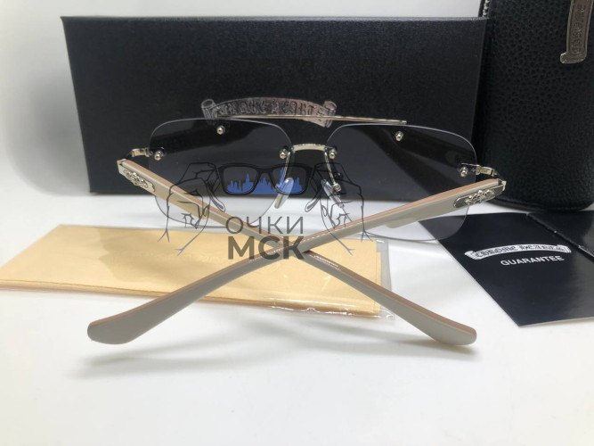 Очки Chrome Hearts Silver/White/Blue солнцезащитные унисекс женские мужские оригинал
