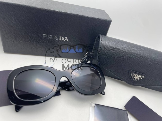 Очки Prada Black/Light Grey солнцезащитные женские оригинал