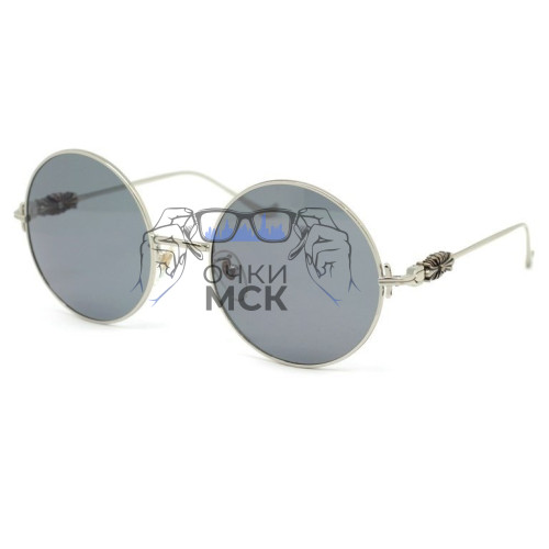 Очки Men's Chrome Hearts Ovary Easy Серые солнцезащитные мужские оригинал