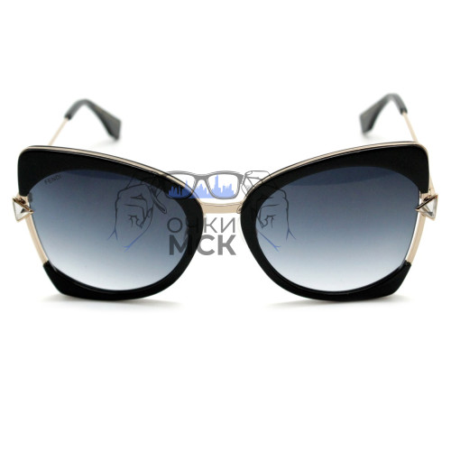 Очки Fendi FF 0306/S Тёмно-серый градиент солнцезащитные женские оригинал