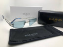 Очки Balmain Skeleton Silver/Blue солнцезащитные унисекс женские мужские оригинал