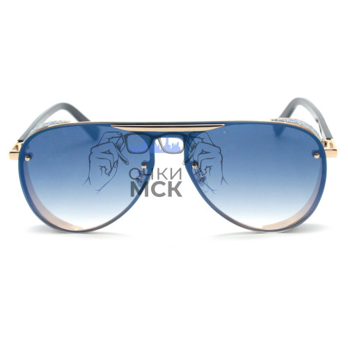 Очки Jimmy Choo MACY/s Синий зеркальный градиент солнцезащитные женские оригинал