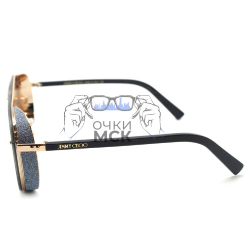 Очки Jimmy Choo MACY/s Синий зеркальный градиент солнцезащитные женские оригинал