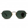 Очки Ray Ban Octagonal Metal RB3556N Тёмный градиент солнцезащитные унисекс женские мужские оригинал