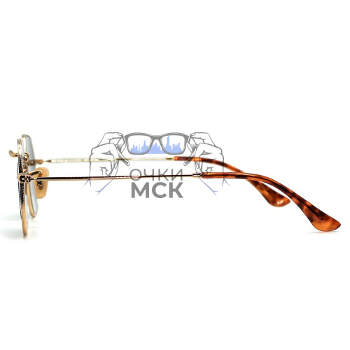 Очки Ray Ban Octagonal Metal RB3556N Тёмный градиент солнцезащитные унисекс женские мужские оригинал