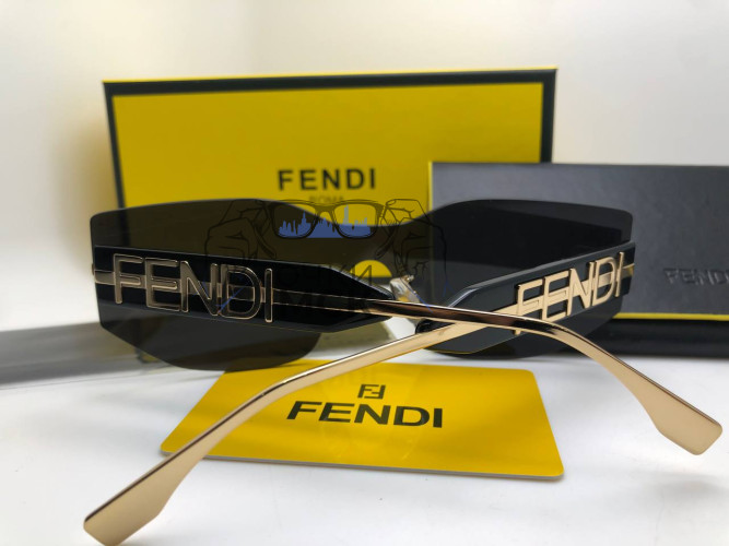 Очки Fendi Gold/Black солнцезащитные женские оригинал