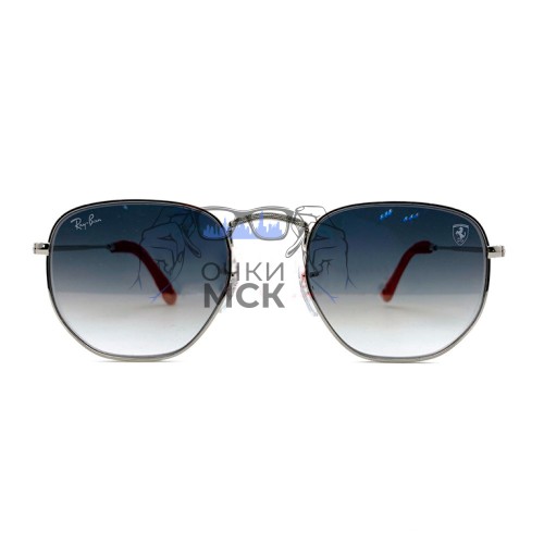 Очки Ray Ban 3548-NM Синий градиент солнцезащитные женские оригинал