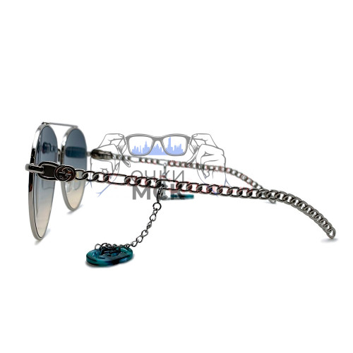 Очки Gucci GG0721S Серый градиент солнцезащитные женские оригинал