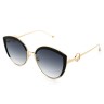Очки Fendi F is Fendi FF0290/S Тёмно-серый градиент солнцезащитные женские оригинал