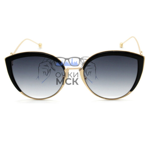 Очки Fendi F is Fendi FF0290/S Тёмно-серый градиент солнцезащитные женские оригинал