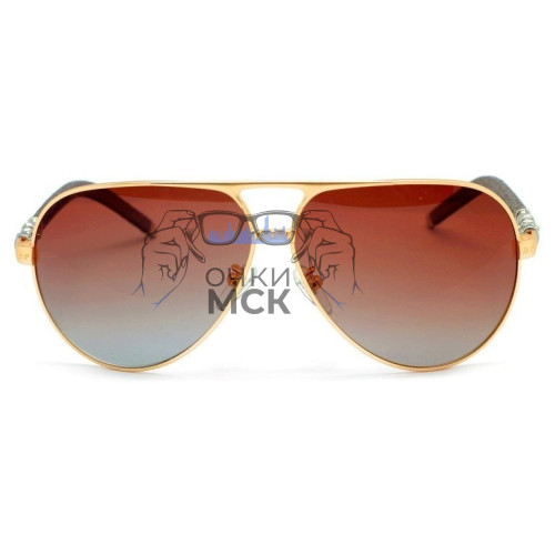 Очки Men's Chrome Hearts ROCKER Коричневый градиент солнцезащитные мужские оригинал