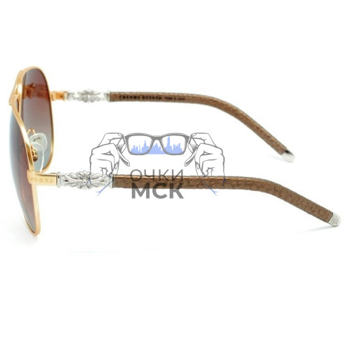 Очки Men's Chrome Hearts ROCKER Коричневый градиент солнцезащитные мужские оригинал