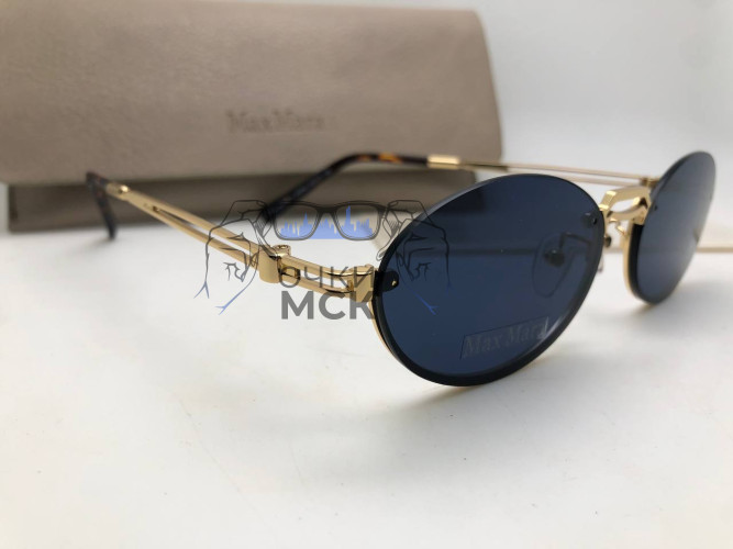 Очки Max Mara Gold/Dark солнцезащитные унисекс женские мужские оригинал