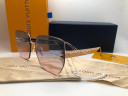 Очки Louis Vuitton Gold/Pink солнцезащитные унисекс женские мужские оригинал
