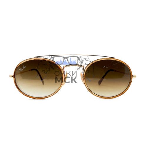 Очки Ray Ban 3847N Коричневый градиент солнцезащитные женские оригинал