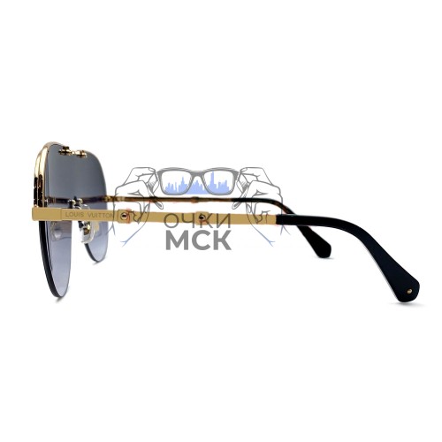 Очки Louis Vuitton MILLIONAIRE LV1230E Синий градиент солнцезащитные женские оригинал