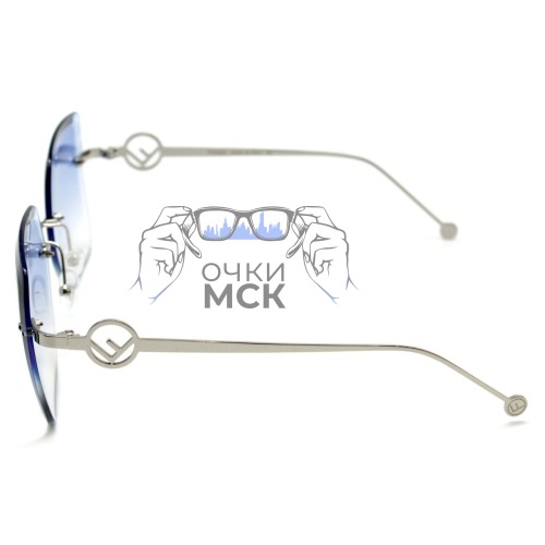 Очки Fendi F is Fendi FF0297/S Голубой градиент солнцезащитные женские оригинал