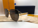 Очки Louis Vuitton Gold/Black солнцезащитные унисекс женские мужские оригинал