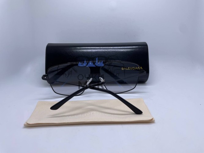 Очки Balenciaga S Black/Light Grey Коричневый градиент солнцезащитные унисекс женские мужские оригинал