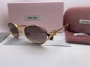 Очки Miu Miu Gold Leo/Brown солнцезащитные женские оригинал