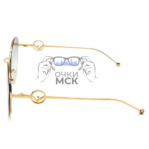 Очки Fendi F is Fendi FF0335 Серый градиент солнцезащитные женские оригинал