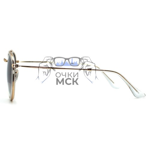 Очки Ray Ban Double Bridge RB3647N Тёмно-серый градиент солнцезащитные унисекс женские мужские оригинал