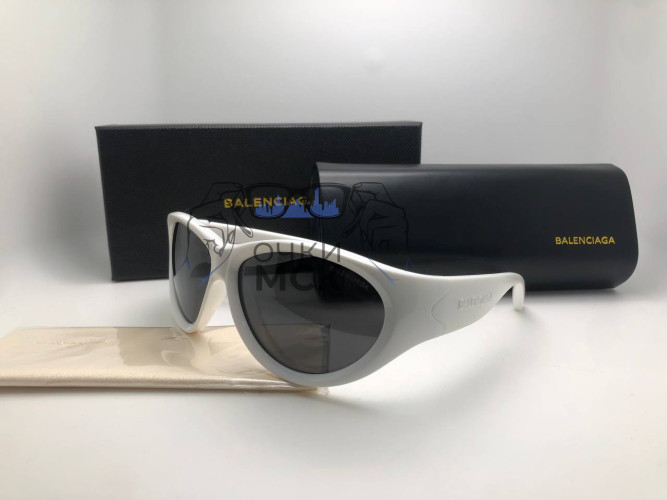 Очки Balenciaga White/Dark солнцезащитные женские оригинал