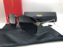 Очки Cartier Black/Black Черный градиент солнцезащитные унисекс женские мужские оригинал
