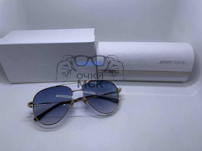 Очки Jimmy Choo S Gold/Grey солнцезащитные унисекс женские мужские оригинал