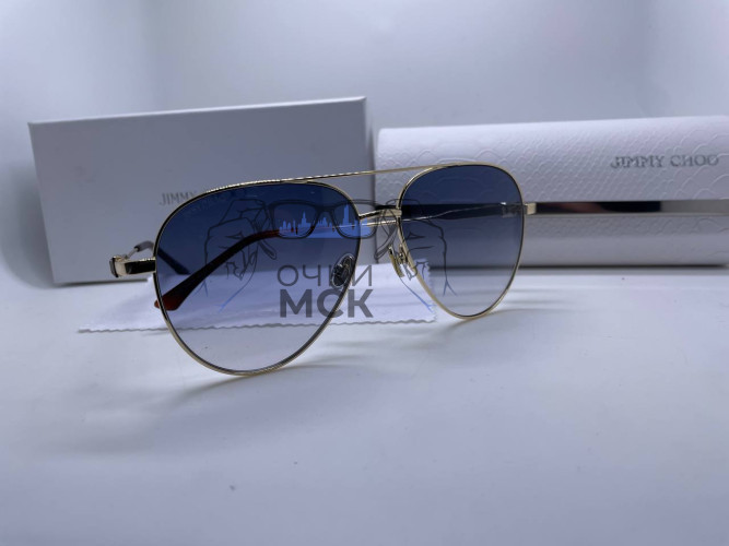 Очки Jimmy Choo S Gold/Grey солнцезащитные унисекс женские мужские оригинал