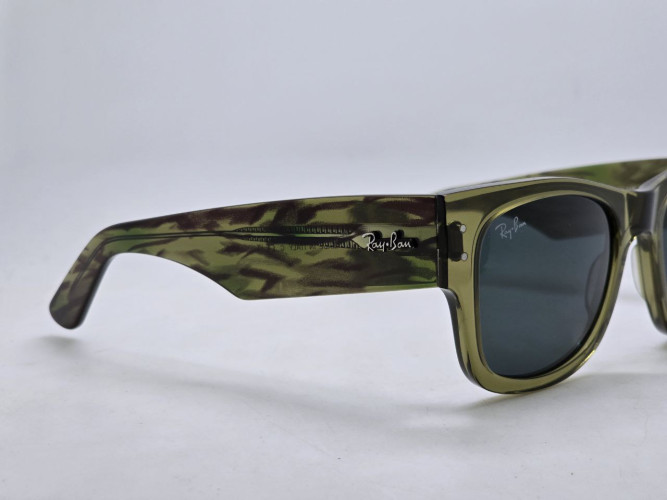 Очки Ray Ban Mega Wayfarer RB 0840S 6635/5C Mustard/Dark Grey солнцезащитные унисекс женские мужские оригинал